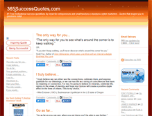 Tablet Screenshot of 365successquotes.com